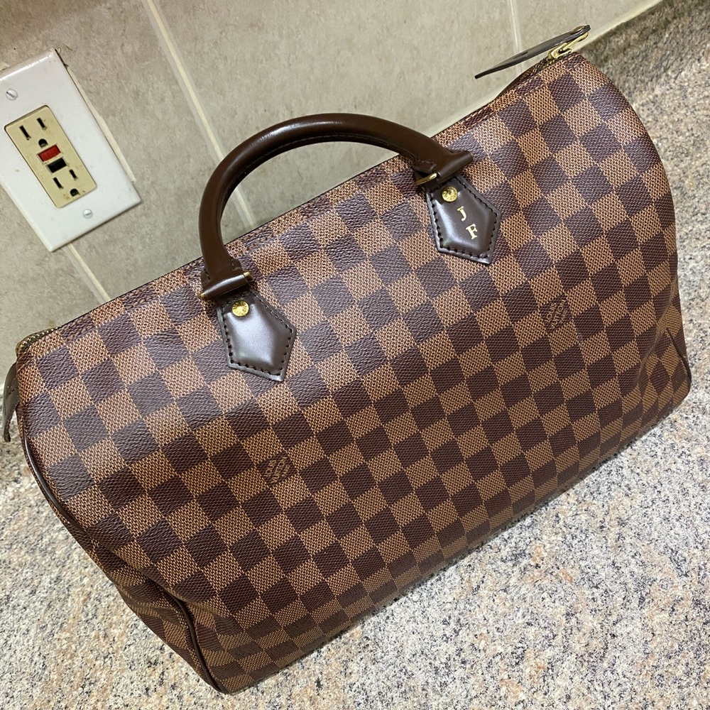 Authentic Preloved LV Ebene Speedy 35